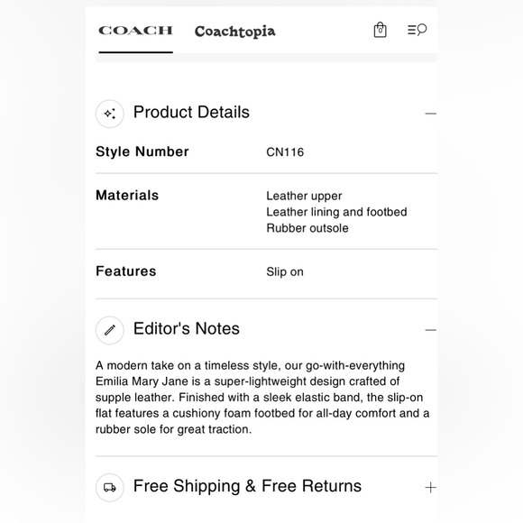 Coach - Emilia Mary Jane - 6.5B - Leather/Chalk - Picture 3 of 11